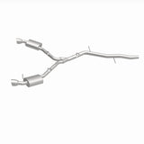 MagnaFlow 18-19 Audi A5 Dual Exit Polished Stainless CatBack Exhaust - 3in Main Piping Diameter - 19390