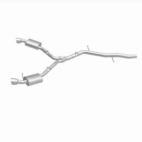 MagnaFlow 18-19 Audi A5 Dual Exit Polished Stainless CatBack Exhaust - 3in Main Piping Diameter - 19390