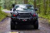 Road Armor 12-15 Toyota Tacoma Stealth Front Winch Bumper w/Lonestar Guard - Tex Blk - 905R5B