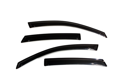 AVS 08-11 Ford Focus Ventvisor Outside Mount Window Deflectors 4pc - Smoke - 94968