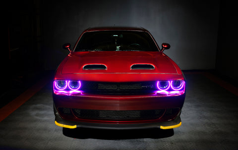 Oracle Dodge Challenger 15-21 LED Waterproof Halo Kit - ColorSHIFT w/o Controller - 3990-334