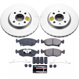 Power Stop 12-18 Fiat 500 Front Z23 Evolution Sport Coated Brake Kit - CRK6290