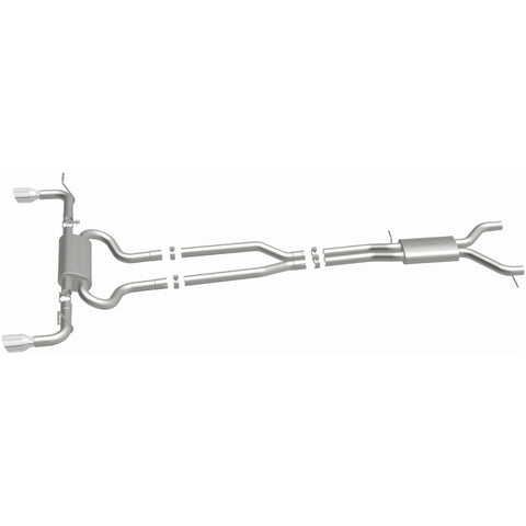 MagnaFlow 07 Audi Q7 V8 4.2L Dual Split Rear Exit Stainless Cat-Back Perf Exhaust - 15085