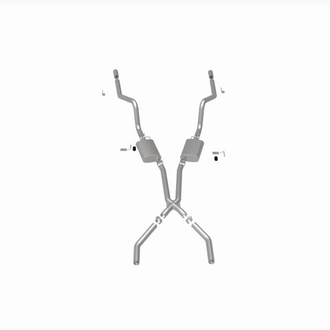 MagnaFlow Sys Cat-Back 70-72 Mopar E-Body 2.5 Cuda - 15851