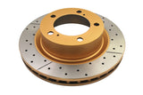 DBA 07+ Toyota Landcruiser 200 Series Front Drilled & Slotted Street Series Rotor - 2722X