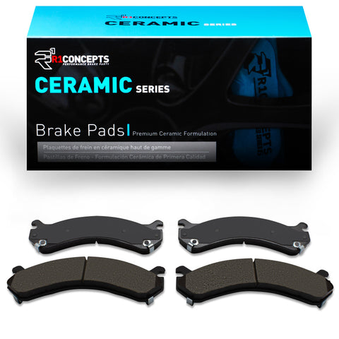 R1 01-10 GMC Sierra 3500 2WD Rear Ceramic Brake Pads - 2310-0909-00