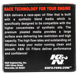 K&N Aprilia / Derbi / Husqvarna / Piaggio 1.781in OD x 0.625in ID x 1.844in H Oil Filter - KN-563
