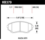 Hawk LTS Street Brake Pads - HB379Y.626