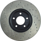 StopTech 2007-2013 Mazda 3 2.3L Cryo Drilled Left Front Brake Rotor - 128.45078CL