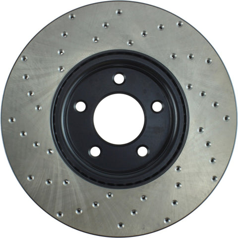 StopTech 2007-2013 Mazda 3 2.3L Cryo Drilled Left Front Brake Rotor - 128.45078CL