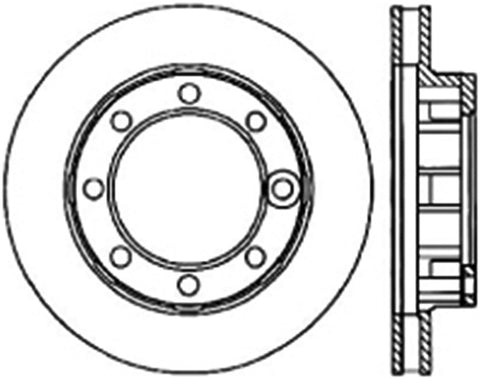 StopTech 71-86 Chevrolet K20 Suburban Cryo Slotted Front Right Sport Brake Rotor - 126.68001CSR