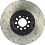 StopTech 04-06 Audi TT Quattro / 04 VW Golf R32 AWD Drilled Right Front Rotor - 128.33093R