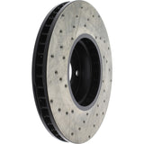 StopTech 12-18 BMW 650i Cryo Drilled Sport Left Front Rotor - 128.34126CL