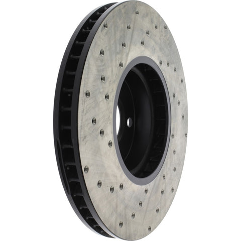 StopTech 12-18 BMW 650i Cryo Drilled Sport Left Front Rotor - 128.34126CL