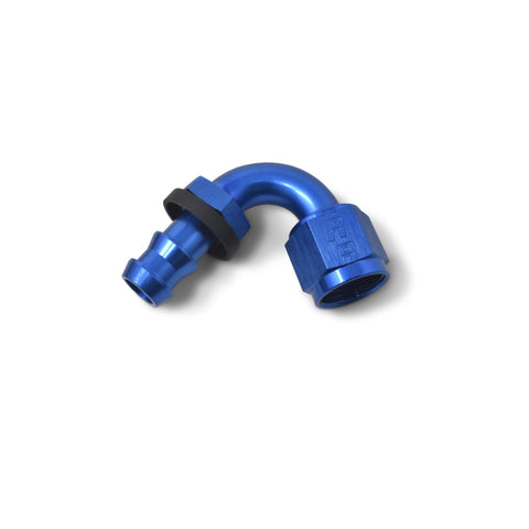 Russell Performance -8 AN Twist-Lok 120 Degree Hose End (3/4in Radius) - 626010