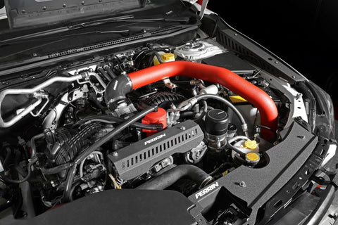 PERRIN 22-26 Subaru WRX Front Mount Intercooler Kit (Red Tubes & Black Core) - PSP-ITR-441BK/RD