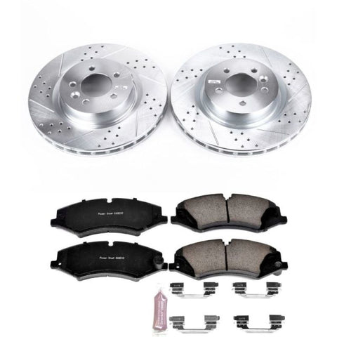 Power Stop 2017 Land Rover Discovery Front Z23 Evolution Sport Brake Kit - K7079