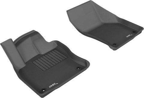 3D MAXpider 2015-2018 Volkswagen Golf Kagu 1st Row Floormat - Black - L1VW05011509