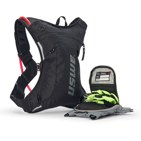 USWE Moto Hydro Hydration Pack 3L - Carbon Black/Grey - 2033401