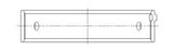ACL Subaru EJ20/EJ22/EJ25 (For Thrust in #3 Position) 0.025mm Oversized High Performance Main Bearin - 5M8297H-.025