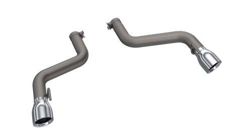 QTP 16-18 Chevrolet Camaro SS 6.2L 304SS Eliminator Muffler Delete Axle Back Exhaust w/4.5in Tips - 700116