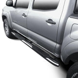 Westin 2005-2017 Toyota Tacoma Double Cab PRO TRAXX 5 Oval Nerf Step Bars - SS - 21-52770