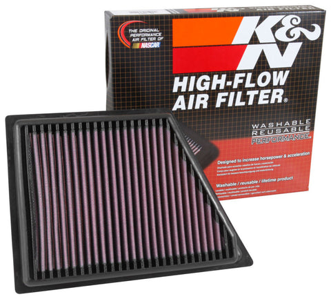 K&N 2016 Cadillac CT6 V6 3.0L F/I (Left) Drop In Air Filter - 33-5053