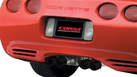 Corsa 1997-2004 Chevrolet Corvette C5 Z06 5.7L V8 Black Xtreme Cat-Back + XO Exhaust - 14962BLK