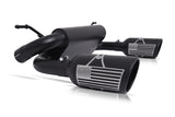 Gibson 07-10 Jeep Wrangler JK X 3.8L 2.5in Patriot Series Axle-Back Dual Split Exhaust - Blk Ceramic - 70-0001
