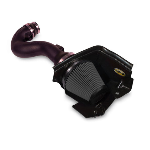 Airaid 2010 Ford Mustang 4.0L MXP Intake System w/ Tube (Dry / Black Media) - 452-245