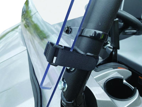 QuadBoss 16-22 Kawasaki KAF820 Mule Pro-DX Windbreak Folding Windshield - 375787
