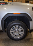 Wehrli 2020+ GMC 2500/3500HD Fender Flare Marker Light Delete Kit w/Logo - Fine Texture Black - WCF100392