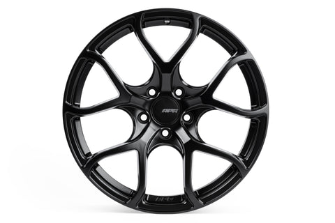 APR A01 Flow Formed 18x8.5 / 5x112 / ET45 / 66.5mm Bore / Satin Black Wheel - WHL00017
