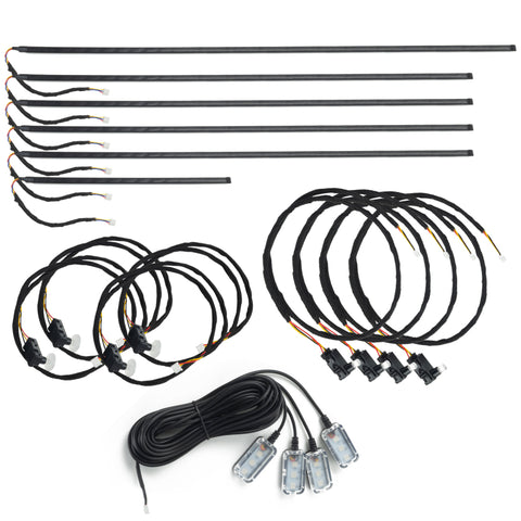 Oracle Lighting Dynamic Colorshift 18 Piece Universal Full LED Interior Dash Board Kit - 4240-332