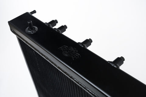 CSF 02-07 Subaru WRX/STI Radiator - Black Finish - 3076B