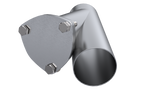 QTP 3in Weld-On QTEC Exhaust Cutout Y-Pipe - 10300