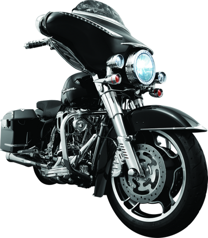 Kuryakyn LED Halo Trim Ring For 7inch Headlight 83-13 Touring Models Chrome - 7785