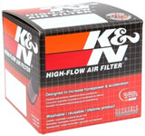 K&N Universal Chrome Filter 2.063in Flange ID x 3.5in Base OD x 2in Top OD x 4in H - RC-1200