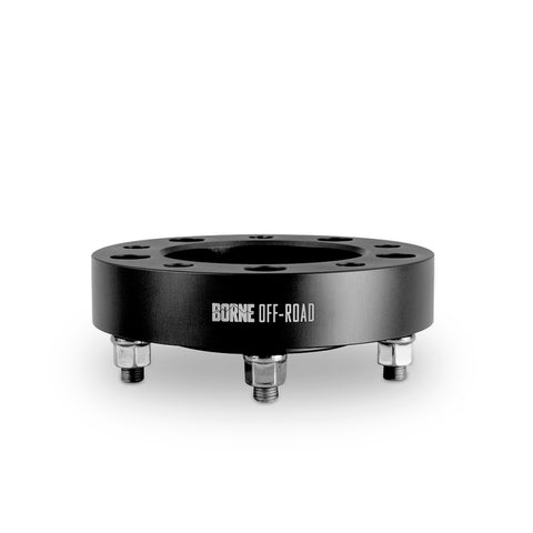 Mishimoto Borne Off-Road Wheel Spacers 5x150 110.1 38.1 M14 Black - BNWS-010-381BK