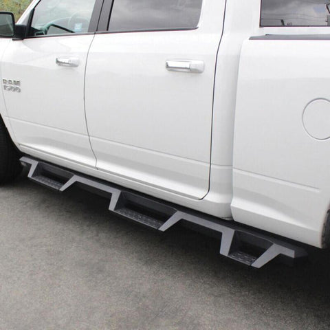 Westin 10-18 Dodge Ram Crew Cab 5ft & 6ft Bed HDX Drop Wheel-To-Wheel Nerf Step Bars - Text. Blk - 56-534325