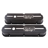 Edelbrock Valve Cover Racing Series Ford 289-302-351W CI V8 Tall Black - 41653