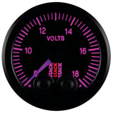 Autometer Stack 52mm 8-18V Pro-Control Battery Voltage Gauge -Black - ST3516