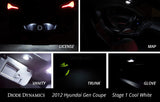 Diode Dynamics 10-16 Hyundai Genesis Coupe Interior Kit Stage 1 - Blue - DD0268