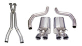 Corsa 06-11 Chevrolet Corvette C6 Z06/ZR1 Sport Cat-Back Dual Rear Exit w/ Twin 4.0in Black Tips - 14164CB1
