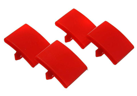 Energy Suspension 2005-07 Ford F-250/F-350 SD 2/4WD Rear Axle Bump Stop Set - Red - 4.9105R