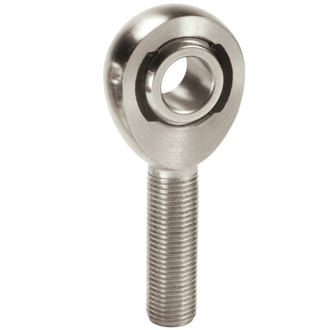 QA1 EX Series Endura Rod End - Male/Left Hand - .25in Bore x 1/4-28 - Carbon Steel - EXML4