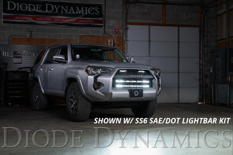 Diode Dynamics 14-19 Toyota 4Runner SS30 Dual Stealth Lightbar Kit - Amber Combo - DD6765