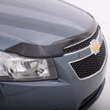 AVS 15-18 Ford Focus (Grille Fascia Mount) Aeroskin Low Profile Acrylic Hood Shield - Smoke - 320051