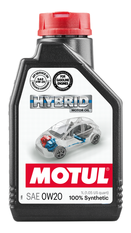 Motul 1L Hybrid Synthetic Motor Oil - 0W20 - 107141