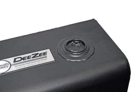 Deezee Universal Tanks - Short Rectangle Black Steel - DZ 91753SB